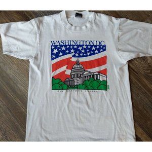 Vintage Washington DC USA t-shirt Tourist SILCO INC Capitol Building large